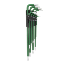  Torx Tamperproof Set 9Pc Torx Point T10-T50 Torx S2 Material Chrome Plated Mirror Finish
