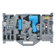 Air Tool Kit 52Pc Procraft Tools Nitto Fittings Window Box Blue