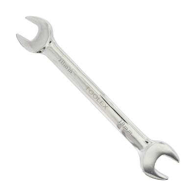 Spanner Open End 18mmx19mm Double Metric Chrome