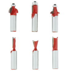  6 Pce Router Bit Set Blister Card  1/2