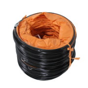 Fan Ventilation Hose 20Mx200mm Flexible PVC Hose Orange