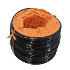  Fan Ventilation Hose 20Mx250mm Flexible PVC Hose Orange