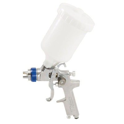 Spray Gun Grav Gp 1.7mm Blue Urathane Lacquer 255MM Pattern