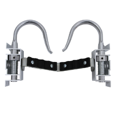  Safety Locking Hook With Frame & Rubber Face Suit Extension Ladder Range In Fibreglass