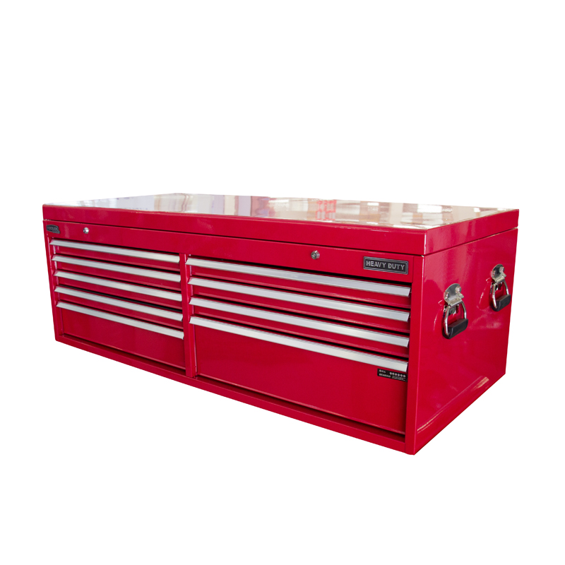 Toolex Work Shop Tool Box 1410 x 605 x 490 Red Tool Chest 9 Drawers ITC509L Heavy Duty