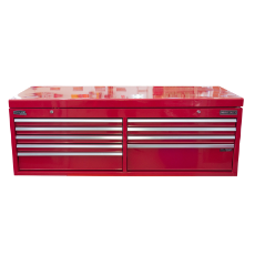  Work Shop Tool Box 1410 x 605 x 490 Red Tool Chest 9 Drawers ITC509L Heavy Duty