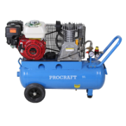 Air Compressor 19XP 6.5 Hp Petrol Honda Twin Alloy Pump 50L Procraft