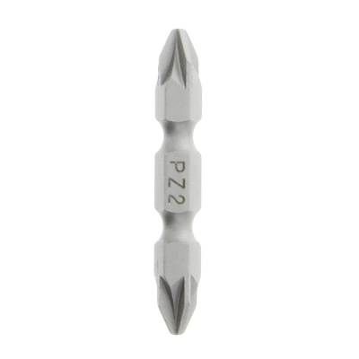 S/Drv Bit Pozi No 2 X 45mm Dbl Double Ended Carded