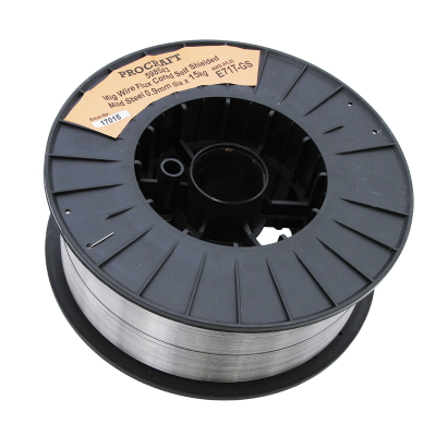 Wire MIG E71T-GS 0.9mm 15kg Flux Cored Self Shielded Single Pass Gasless