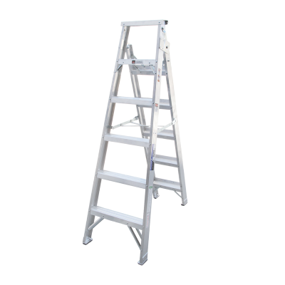 Ladder Dual Purpose 1.7m 3.2m 120kg Aluminium Trade 5ft-7in 10ft-6in As/Nzs1892/1:1996