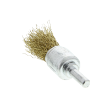 597008 - End brush brass coated crimped
