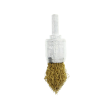 597011 - End brush brass coated crimped