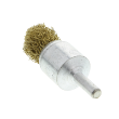 597012 - End brush brass coated crimped