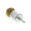 597014 - End brush brass coated crimped