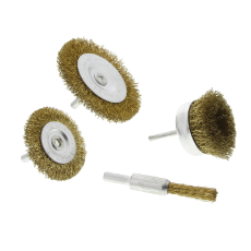  Wire Brush Assorted Box brass coated wire, coarse