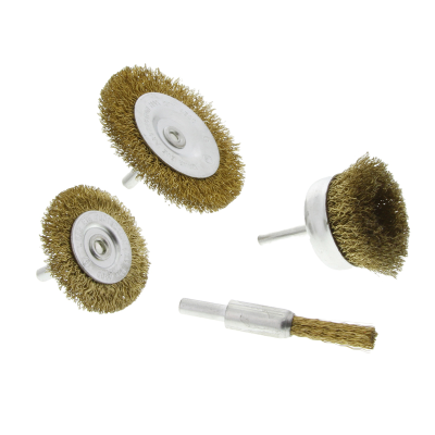 Wire Brush Assorted Box brass coated wire, coarse
