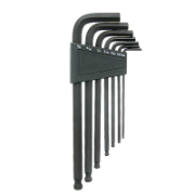 Hex Key & Ball 7pc Set AF 3/32