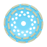 Diamond Grinding Cup 180mm Double Row 12 Segments 35 x 5.5 x 8mm