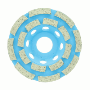 Diamond Grinding Cup 100mm Double Row 8 Segments 30 x 5.5 x 8mm