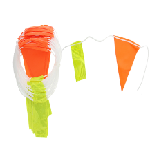  Safety Flag Line Day Night 30m Triangle and reflective square format