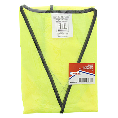 Safety Vest Reflect Yellow L Large  Size