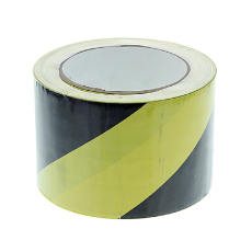  Safety Marking Tape Yellow And Black 33m x 7.5cm adhesive backed