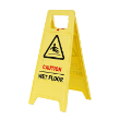 595628 - Sign Caution Wet Floor Yellow