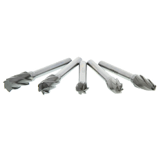  TCT Burr set 5pc Aluminium