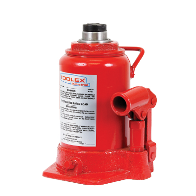 Hydraulic Bottle Jack 12 Tonne 2  Stage Height raised 542mm lowered 232mm
