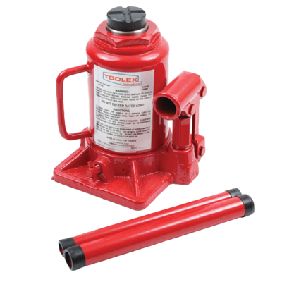 Hydraulic Bottle Jack 12 Tonne Squat Type Height raised 315mm lowered 180mm