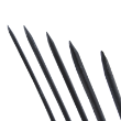 580782 - Fork Manure 5 Prong Fib Glas