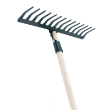 536806 - Rake-14T Cast Steel/Wood Hndle