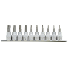  Socket Torx Tamperproof 10 Piece Set 3/8