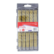 HSS Twist Drill Bit 5.0mm 100P Ti-nite Coated W9 Material Pack of 100 Pieces