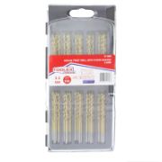 HSS Twist Drill Bit 3.5mm 100P Ti-Nite Coated W9 Material Pack of 100 Drill Bits