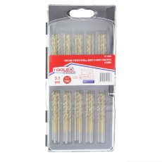  HSS Twist Drill Bit 3.5mm 100P Ti-Nite Coated W9 Material Pack of 100 Drill Bits