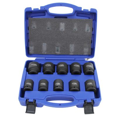 Impact Socket STD Set 3/4DV 10 Piece Metric Set CR-MO 1