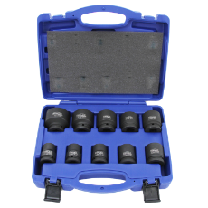  Impact Socket STD Set 3/4DV 10 Piece Metric Set CR-MO 21, 22, 24, 27, 30, 32, 33, 36, 41