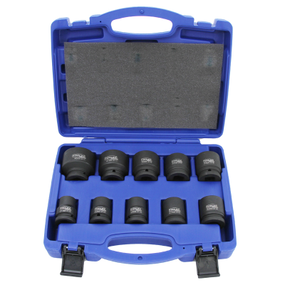 Impact Socket STD Set 3/4DV 10 Piece Metric Set CR-MO 21, 22, 24, 27, 30, 32, 33, 36, 41