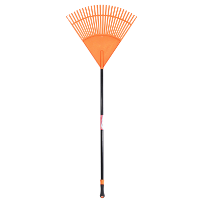 Leaf Rake Wide Polypropylene Blade With Steel Handle & Poly Grip 1700MM Long H/Duty