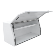 Truck Box Steel 1500 x 500 x 800 White Full Close Door T- Lock Handle Gas Struts