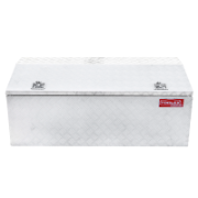 Tool Box Aluminium 1500 x 600 x 700 Checker Plate Low Profile Top Opening
