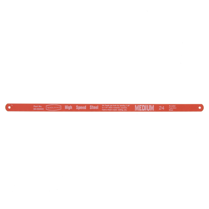 Toolex Hacksaw Blade 12 300mm 24 TPI Medium HSS Red