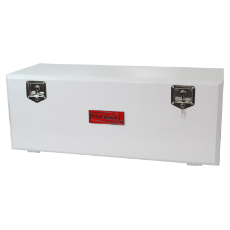  Truck Box Steel 1200 x 450 x 450 White Under Tray T-Lock Handle Heavy Duty