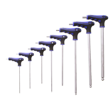  Hex Key & Ball 8pc Set AF 5/6
