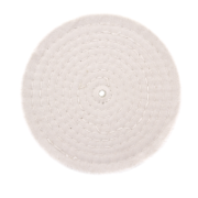 Buffing Mop 200MM 2 Section 25mm Wide Cotton Stitched For Use on Bench Grinders