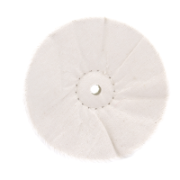 Buffing Mop 150MM 2 Section 25MM Wide Loose Calico For Use on Bench Grinders