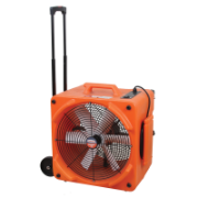 Fan Downdraft Portable 188W 99 CMM 2Speed 1450Rpm Orange