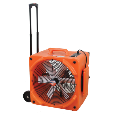  Fan Downdraft Portable 188W 99 CMM 2Speed 1450Rpm Orange