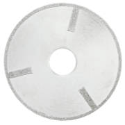 Diamond Wheel 100mm Spoked For Fiberglass and Composites Thin Eletro Plated 22MM Bore